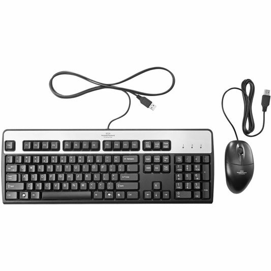 HPE USB BFR with PVC Free US Keyboard/Mouse Kit 631341-B21