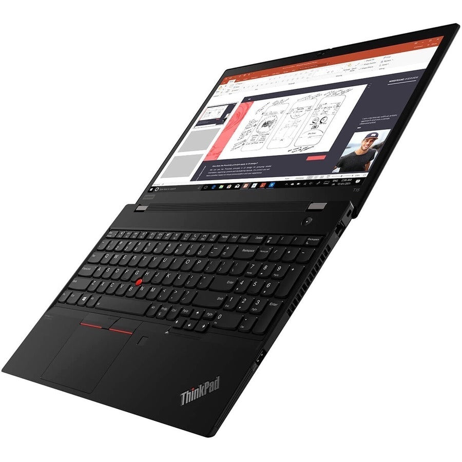 Lenovo ThinkPad T15 Gen 2 20W400K3CA 15.6" Notebook - Full HD - 1920 x 1080 - Intel Core i5 11th Gen i5-1145G7 Quad-core (4 Core) 2.6GHz - 16GB Total RAM - 512GB SSD - Black - no ethernet port - not compatible with mechanical docking stations 20W400K3CA