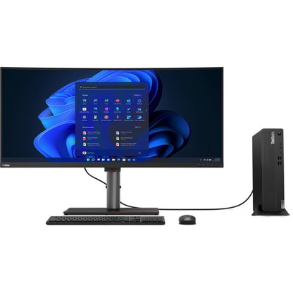 Lenovo ThinkCentre M90s Gen 3 11TT0000US Desktop Computer - Intel Core i5 12th Gen i5-12500 Hexa-core (6 Core) 3 GHz - 8 GB RAM DDR5 SDRAM - 256 GB M.2 PCI Express NVMe 4.0 SSD - Small Form Factor - Raven Black 11TT0000US