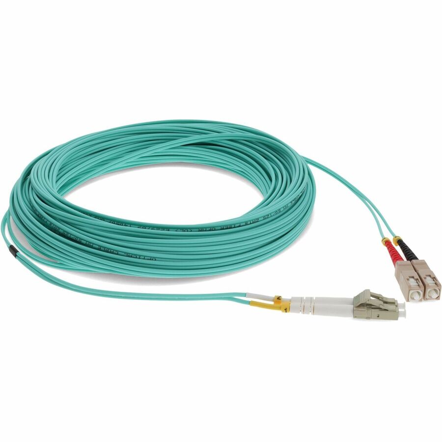 AddOn Fiber Optic Duplex Patch Network Cable ADD-SC-LC-40M5OM4