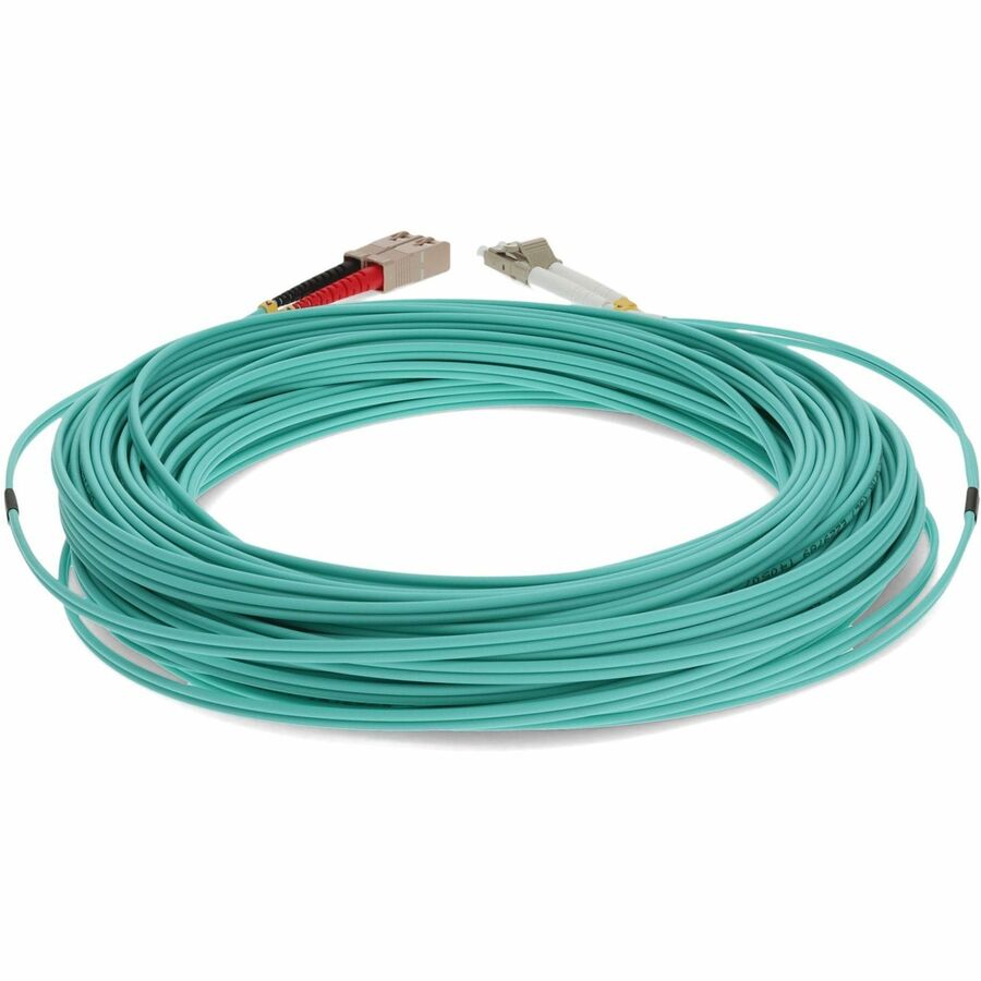 AddOn Fiber Optic Duplex Patch Network Cable ADD-SC-LC-40M5OM4