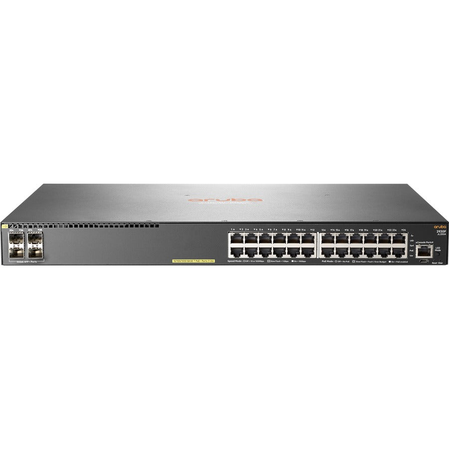 HPE Aruba 2930F 24G PoE+ 4SFP+ Switch JL255A