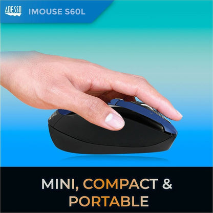 Adesso iMouse S60L - 2.4 GHz Wireless Programmable Nano Mouse IMOUSES60L