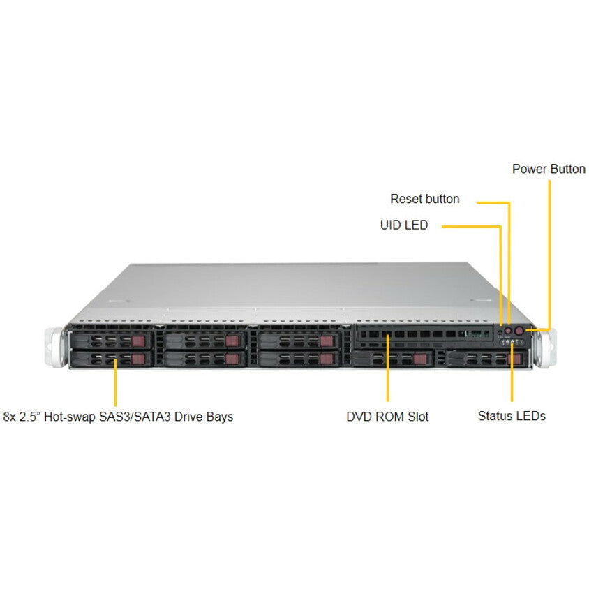 Supermicro SuperServer 1029P-WTR Barebone System - 2U Rack-mountable - Socket P LGA-3647 - 2 x Processor Support SYS-1029P-WTR