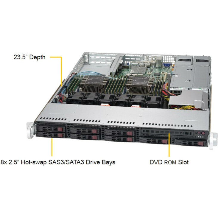 Supermicro SuperServer 1029P-WTR Barebone System - 2U Rack-mountable - Socket P LGA-3647 - 2 x Processor Support SYS-1029P-WTR