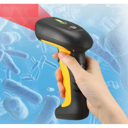 Adesso NuScan 5200TR - 2.4GHz RF Wireless Antimicrobial & Waterproof 2D Barcode Scanner NUSCAN 5200TR