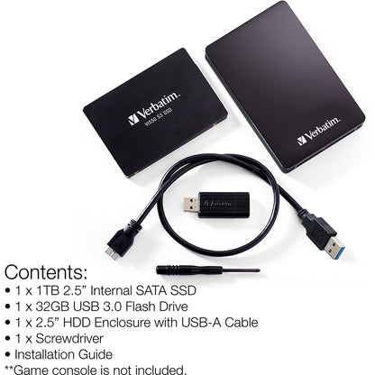 Verbatim 1TB SSD Upgrade Kit for the PlayStation&reg; 4 70374