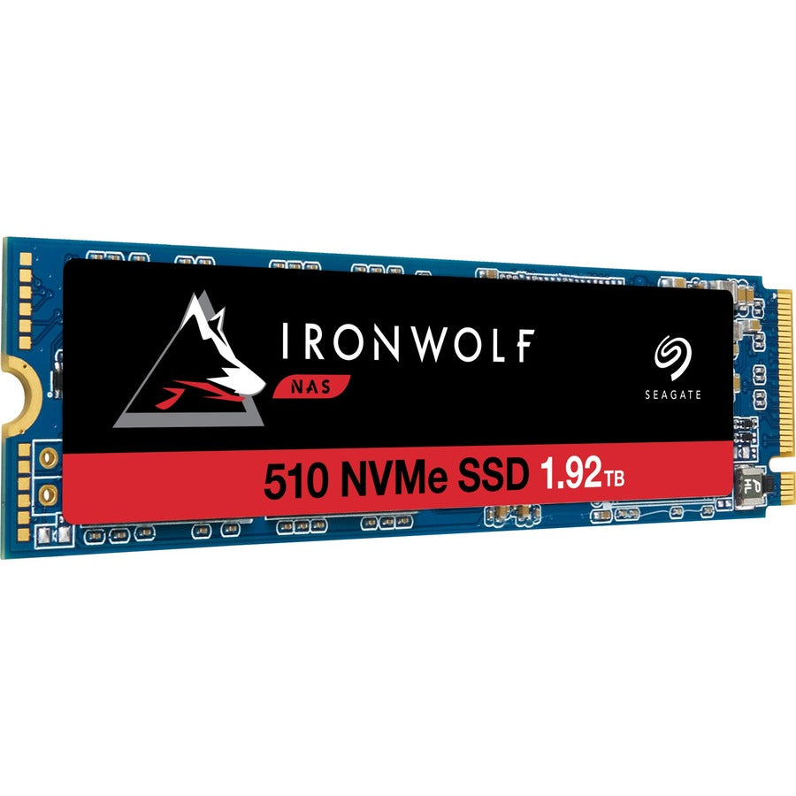 Disque SSD Seagate IronWolf 510 ZP1920NM30011 1,92 To - M.2 interne - PCI Express NVMe - Méthode d'enregistrement magnétique conventionnel (CMR) ZP1920NM30011