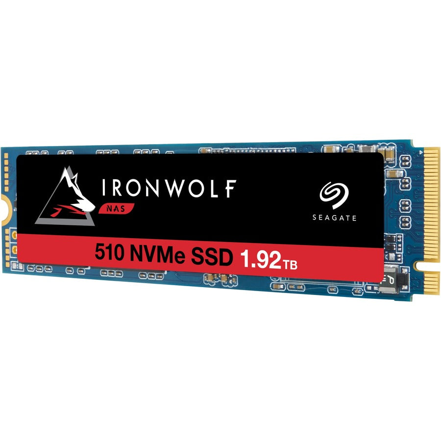 Disque SSD Seagate IronWolf 510 ZP1920NM30011 1,92 To - M.2 interne - PCI Express NVMe - Méthode d'enregistrement magnétique conventionnel (CMR) ZP1920NM30011