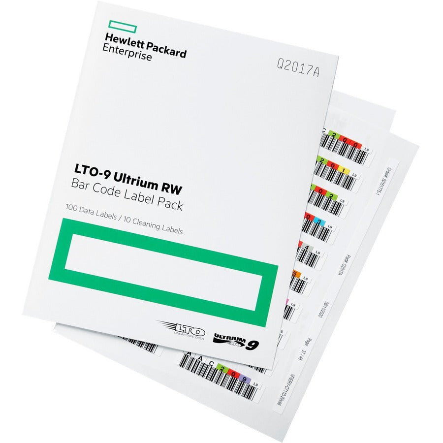 HPE LTO-9 Ultrium 45TB RW Custom Labeled 20 Data Cartridges with Cases Q2079AL