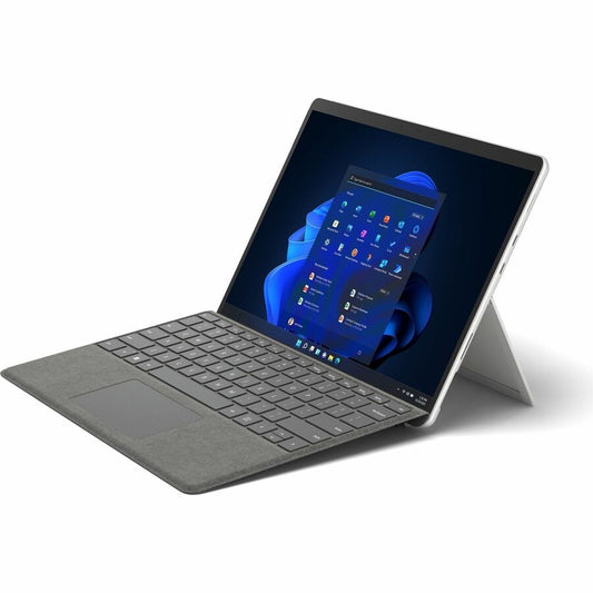 Ordinateur portable 2 en 1 détachable à écran tactile Microsoft Surface Pro 8 13" - Intel Core i5 11e génération i5-1135G7 - Plateforme Intel Evo - 8 Go - SSD 128 Go - Platinum IUR-00001