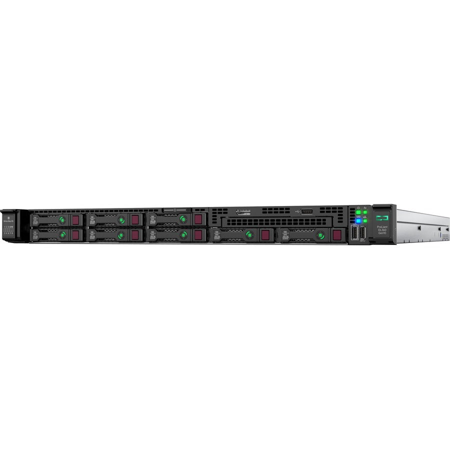 HPE ProLiant DL360 G10 1U Rack Server - 1 x Intel Xeon Silver 4208 2.10 GHz - 32 GB RAM - Serial ATA, 12Gb/s SAS Controller P56955-B21