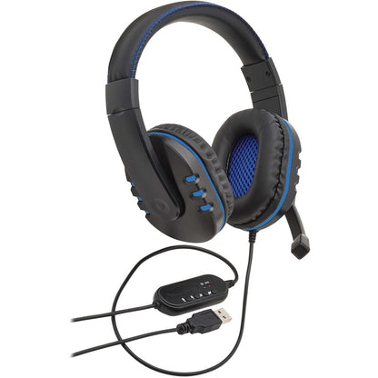 Tripp Lite USB Gaming Headset with Built-In Microphone and Audio Control AHS-001