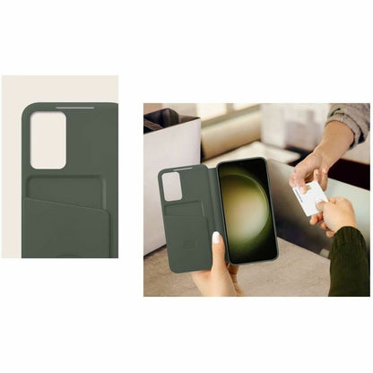 Samsung Carrying Case (Wallet) Samsung Galaxy S23+ Smartphone - Green EF-ZS916CGEGCA