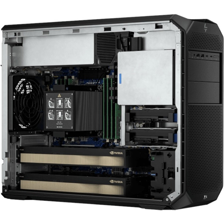 Station de travail HP Z4 G5 - 1 x Intel Xeon w3-2425 - Technologie vPro - 16 Go - SSD 512 Go - Tour - Noir 7X9F6UT#ABA