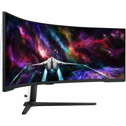 Moniteur LED de jeu incurvé Samsung Odyssey Neo G9 S57CG952NN de 57 pouces DUHD - 32:9 - Noir, Blanc LS57CG952NNXZA