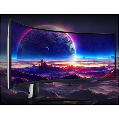 Moniteur LED de jeu incurvé Samsung Odyssey Neo G9 S57CG952NN de 57 pouces DUHD - 32:9 - Noir, Blanc LS57CG952NNXZA