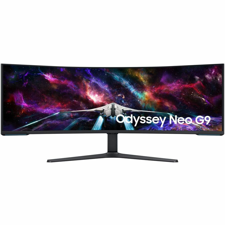 Moniteur LED de jeu incurvé Samsung Odyssey Neo G9 S57CG952NN de 57 pouces DUHD - 32:9 - Noir, Blanc LS57CG952NNXZA