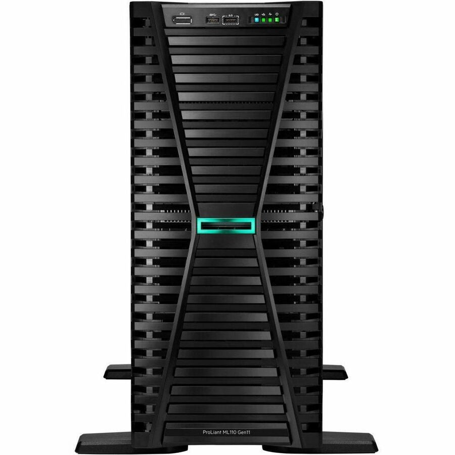 HPE ProLiant ML110 G11 4.5U Tower Server - 1 x Intel Xeon Bronze 3408U 1.80 GHz - 16 GB RAM - Serial ATA, Serial Attached SCSI (SAS) Controller P55533-001