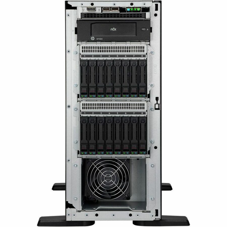 HPE ProLiant ML110 G11 4.5U Tower Server - 1 x Intel Xeon Bronze 3408U 1.80 GHz - 16 GB RAM - Serial ATA, Serial Attached SCSI (SAS) Controller P55533-001