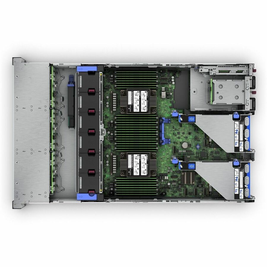 HPE ProLiant DL380 Gen11 Intel Xeon-G 6426Y 16-Core (2.50GHz 37.50MB) 32GB (1 x 32GB) PC5-4800B RDIMM 8 x Hot Plug 2.5in Small Form Factor x1 Tri-Mode Basic Carrier MR408i-o No Optical 800W 3 Year Next Business Day Warranty P60637-B21