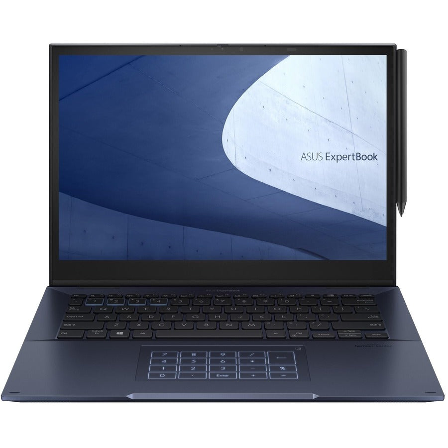 Asus ExpertBook B7 Flip B7402F B7402FVA-P73T-CB Ordinateur portable convertible 2 en 1 à écran tactile 14" - Intel Core i7 13e génération i7-1360P - 32 Go - SSD 1 To - Noir étoilé B7402FVA-P73T-CB