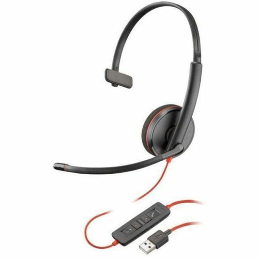 HP Blackwire C3210 USB-A Black Headset TAA (Bulk) 8S0L3A6#ABA