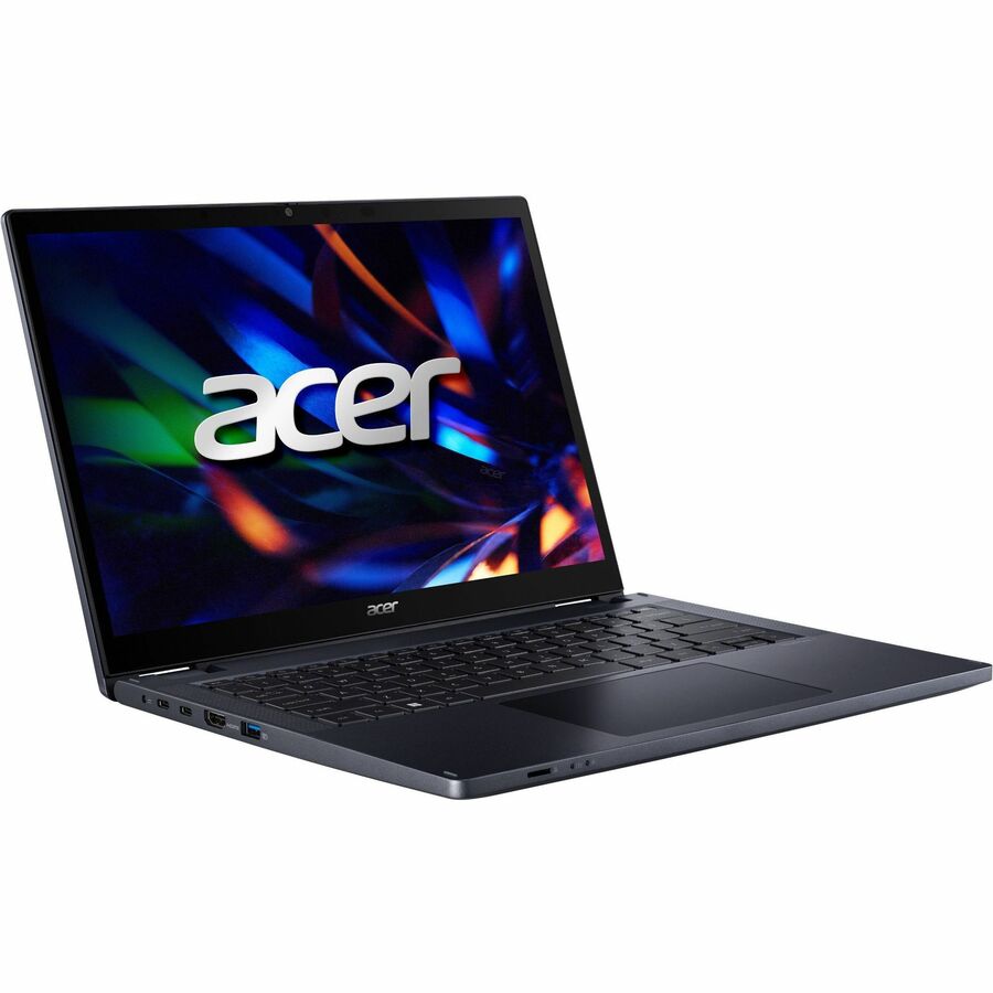 Acer TravelMate P4 Spin 14 P414RN-53 TMP414RN-53-579U Ordinateur portable convertible 2 en 1 à écran tactile 14" - WUXGA - Intel Core i5 13e génération i5-1335U - 16 Go - SSD 512 Go - Clavier anglais - Bleu NX.VZQAA.004