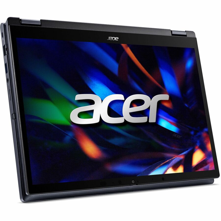 Acer TravelMate P4 Spin 14 P414RN-53 TMP414RN-53-579U Ordinateur portable convertible 2 en 1 à écran tactile 14" - WUXGA - Intel Core i5 13e génération i5-1335U - 16 Go - SSD 512 Go - Clavier anglais - Bleu NX.VZQAA.004