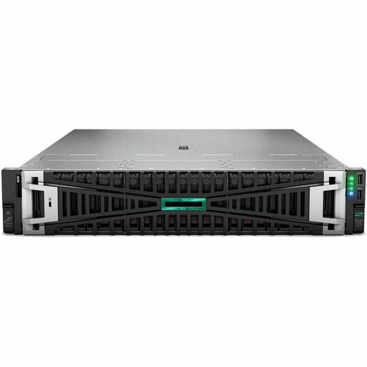 HPE ProLiant DL345 G11 2U Rack Server - 1 x AMD EPYC 9124 3 GHz - 32 GB RAM - 12Gb/s SAS Controller P66777-B21