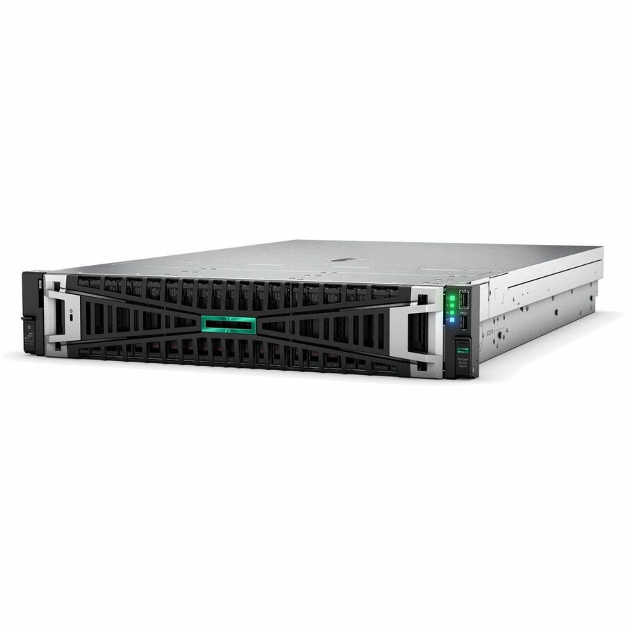 HPE ProLiant DL345 G11 2U Rack Server - 1 x AMD EPYC 9124 3 GHz - 32 GB RAM - 12Gb/s SAS Controller P66777-B21