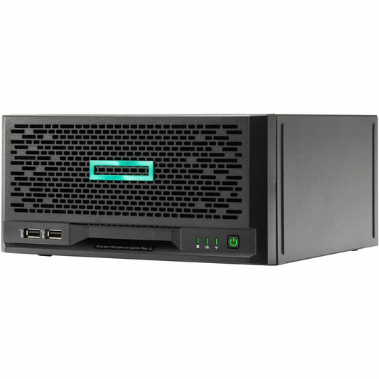 HPE ProLiant MicroServer Gen10 Plus v2 Ultra Micro Tower Server - 1 x Intel Xeon E-2314 2.80 GHz - 16 GB RAM - Serial ATA/600 Controller P69101-005