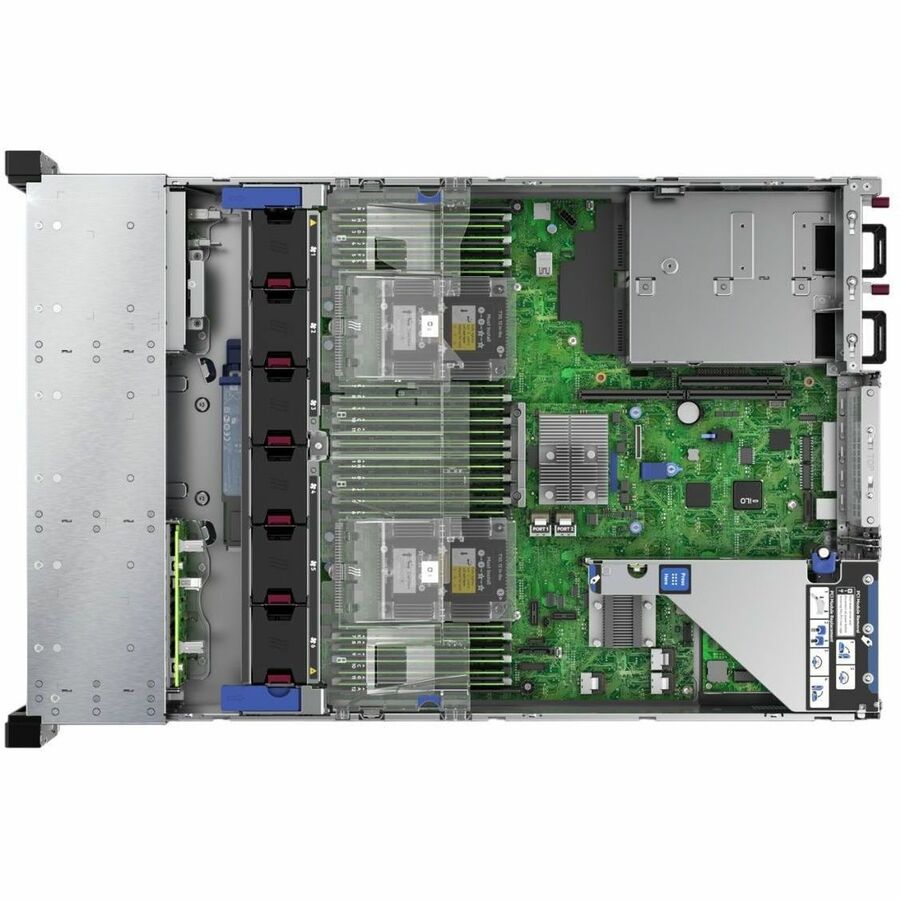 HPE ProLiant DL380 G10 2U Rack Server - 1 x Intel Xeon Silver 4210R 2.40 GHz - 64 GB RAM - 960 GB SSD - (2 x 480GB) SSD Configuration - Serial ATA, 12Gb/s SAS Controller P69753-005