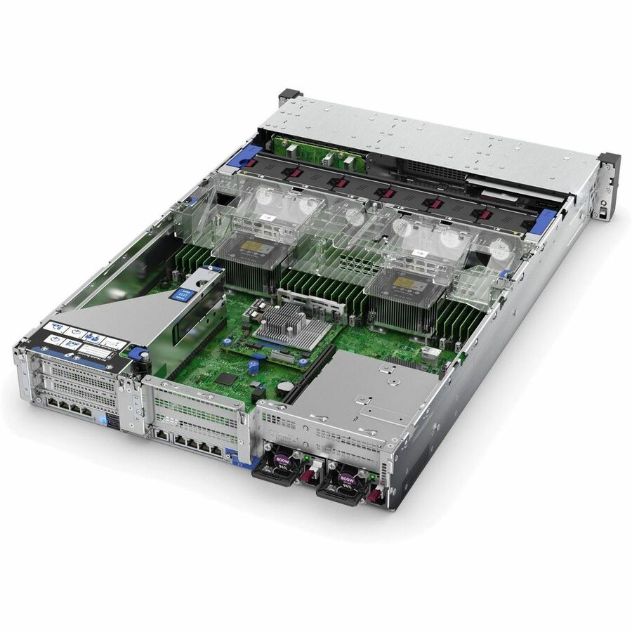 HPE ProLiant DL380 G10 2U Rack Server - 1 x Intel Xeon Silver 4208 2.10 GHz - 64 GB RAM - 960 GB SSD - (2 x 480GB) SSD Configuration - Serial ATA, 12Gb/s SAS Controller P69751-005