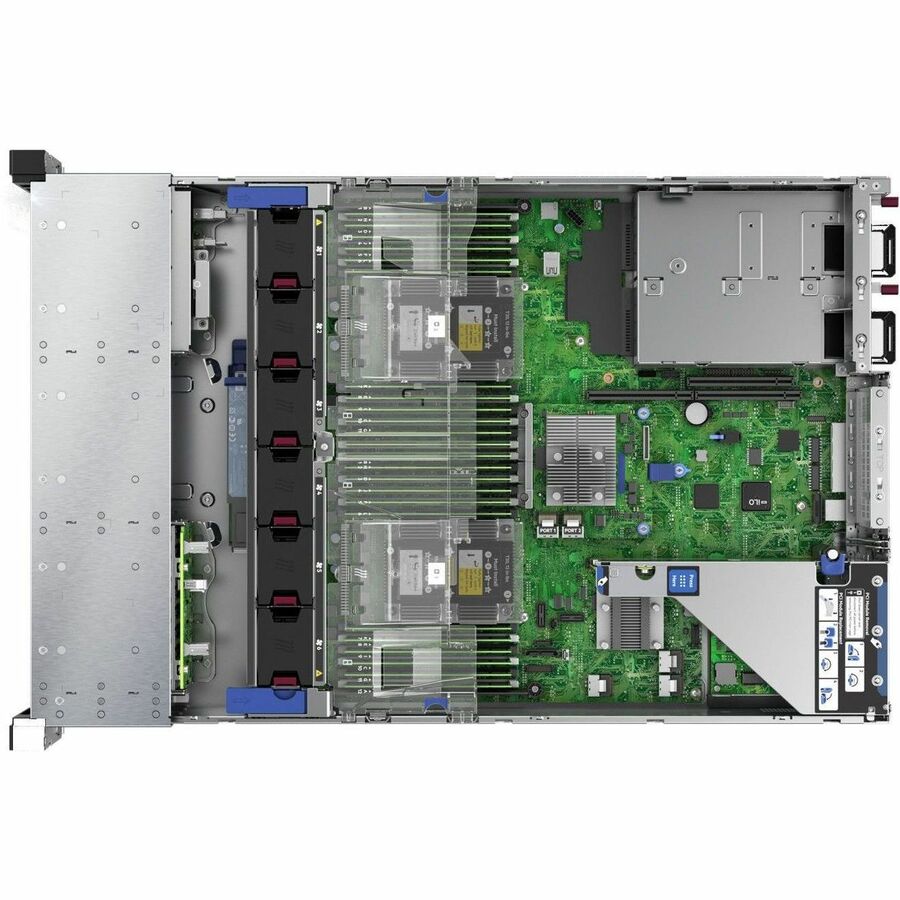 HPE ProLiant DL380 G10 2U Rack Server - 1 x Intel Xeon Silver 4208 2.10 GHz - 64 GB RAM - 960 GB SSD - (2 x 480GB) SSD Configuration - Serial ATA, 12Gb/s SAS Controller P69751-005