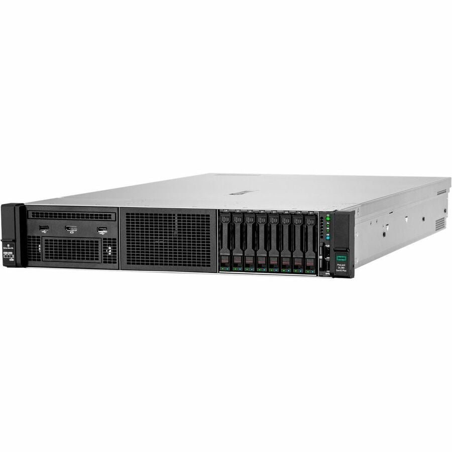 HPE ProLiant DL380 G10 Plus 2U Rack Server - 1 x Intel Xeon Silver 4314 2.40 GHz - 128 GB RAM - 960 GB SSD - (2 x 480GB) SSD Configuration - 12Gb/s SAS, Serial ATA, NVMe Controller P69755-005