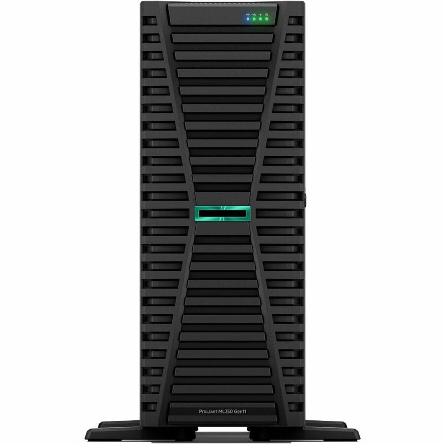 HPE ProLiant ML350 G11 4U Tower Server - 1 x Intel Xeon Silver 4514Y 2 GHz - 64 GB RAM - 960 GB SSD - (2 x 480GB) SSD Configuration - Serial Attached SCSI (SAS), Serial ATA Controller P71688-005