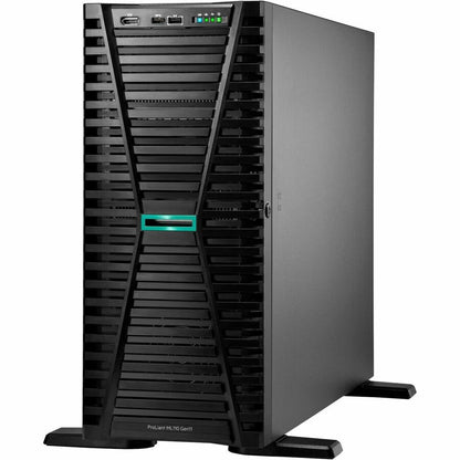 HPE ProLiant ML110 G11 4.5U Tower Server - 1 x Intel Xeon Silver 4514Y 2 GHz - 64 GB RAM - 1.92 TB SSD - (2 x 960GB) SSD Configuration - Serial ATA, Serial Attached SCSI (SAS) Controller P71687-005