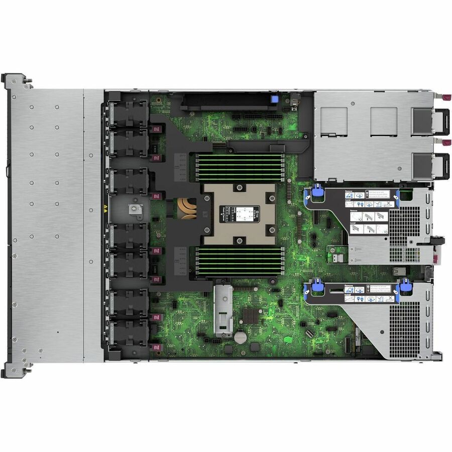 HPE ProLiant DL325 G11 1U Rack Server - 1 x AMD EPYC 9354P 3.25 GHz - 256 GB RAM - 3.84 TB SSD - (2 x 1.92TB) SSD Configuration - 12Gb/s SAS Controller P72990-005