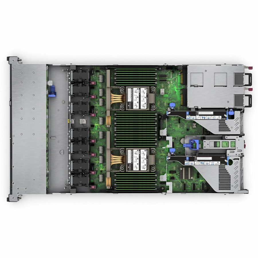 HPE ProLiant DL360 Gen11 1U Rack Server - 1 x Intel Xeon Silver 4510 2.40 GHz - 64 GB RAM - 2.40 TB HDD - (2 x 1.2TB) HDD Configuration - Serial ATA/600, 12Gb/s SAS Controller P72987-005