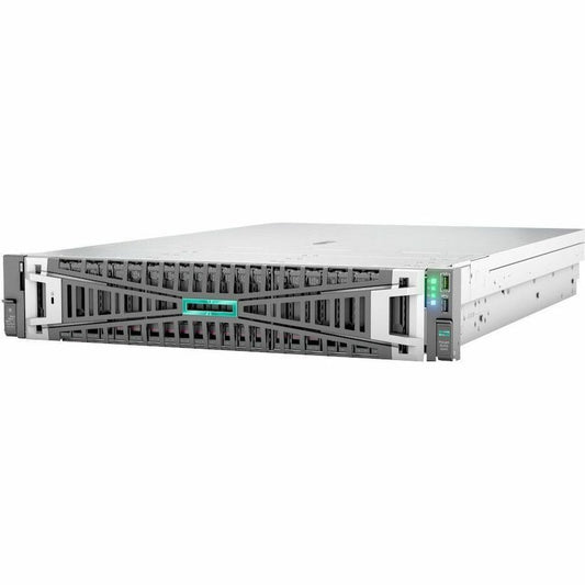 HPE ProLiant DL345 G11 2U Rack Server - 1 x AMD EPYC 9354P 3.25 GHz - 256 GB RAM - 3.84 TB SSD - (2 x 1.92TB) SSD Configuration - Serial ATA/600 Controller P75332-005