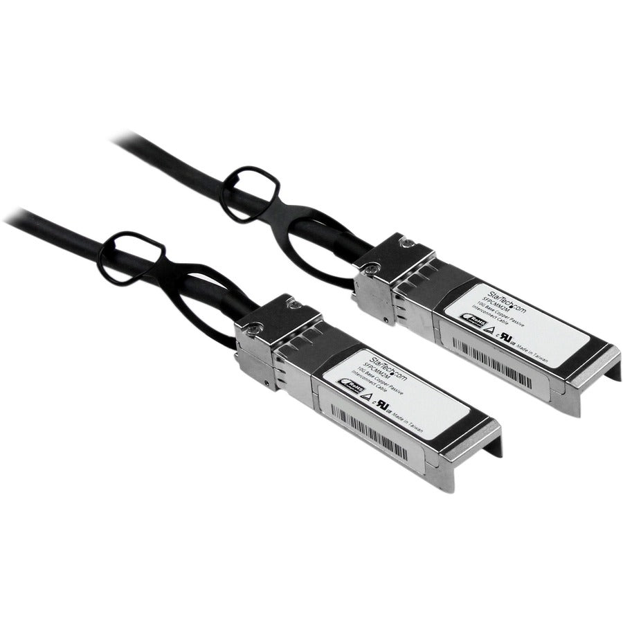 StarTech.com 2m 10G SFP+ to SFP+ Direct Attach Cable for Cisco SFP-H10GB-CU2M - 10GbE SFP+ Copper DAC 10 Gbps Passive Twinax SFPCMM2M