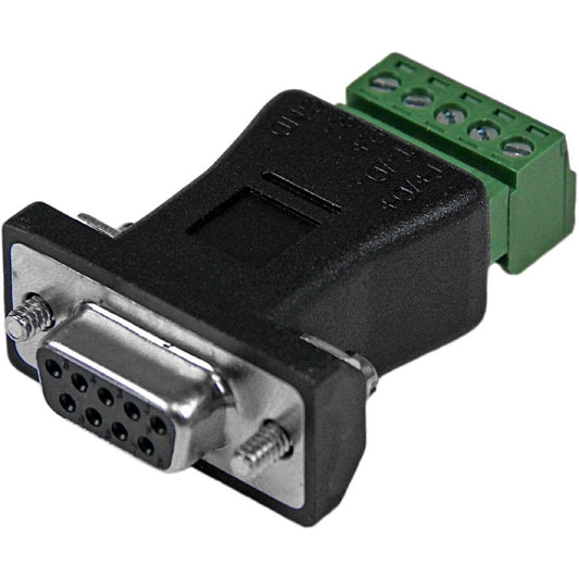 StarTech.com RS422 RS485 Serial DB9 to Terminal Block Adapter DB92422