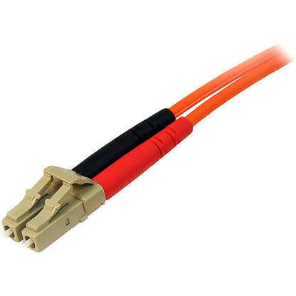 StarTech.com 3m Fiber Optic Cable - Multimode Duplex 50/125 - LSZH Fiber Jumper Cord - LC/LC 50FIBLCLC3