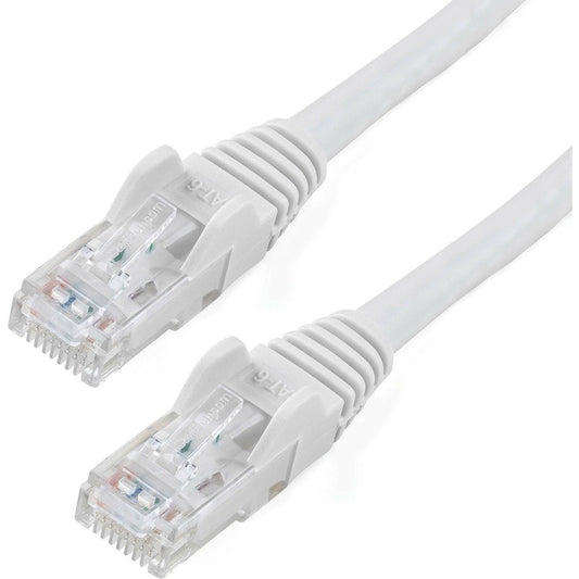 StarTech.com 100ft CAT6 Ethernet Cable - White Snagless Gigabit - 100W PoE UTP 650MHz Category 6 Patch Cord UL Certified Wiring/TIA N6PATCH100WH