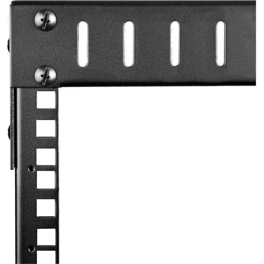 StarTech.com 2-Post 8U Heavy-Duty Wall Mount Network Rack, 19" Open Frame Server Rack with Adjustable Depth, Data Rack for IT Equipment~ RK812WALLOA