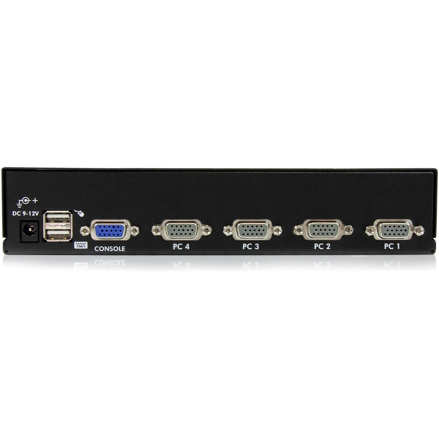 StarTech.com 4 Port 1U Rackmount USB KVM Switch with OSD SV431DUSBU