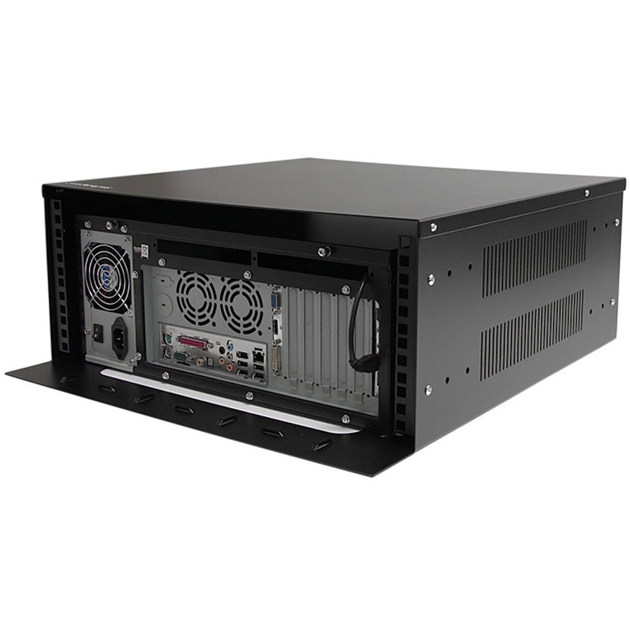 StarTech.com Wallmount Server Rack - Low-Profile Cabinet for Servers with Vertical Mounting - 4U~ RK419WALVO