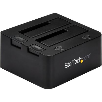 StarTech.com Dual-Bay USB 3.0 to SATA and IDE Hard Drive Docking Station, 2.5/3.5" SATA III and IDE (40 pin), SSD/HDD Dock, Top-Loading UNIDOCKU33