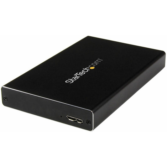 StarTech.com 2.5" IDE Hard Drive Enclosure - Supports UASP - Aluminum - IDE and SATA - USB 3.0 HDD Enclosure - External Drive UNI251BMU33